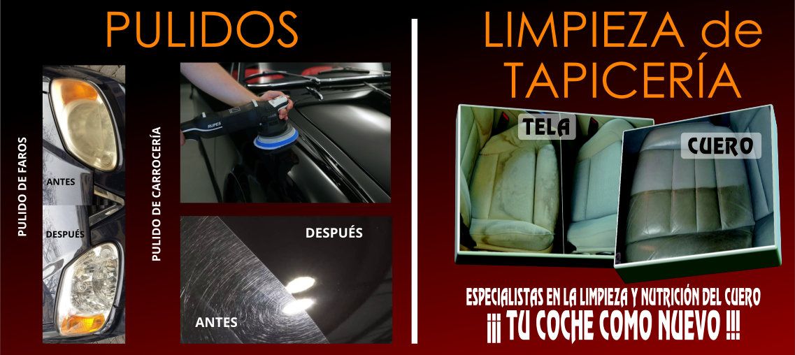 Limpieza de Tapicería y Pulido de Faros